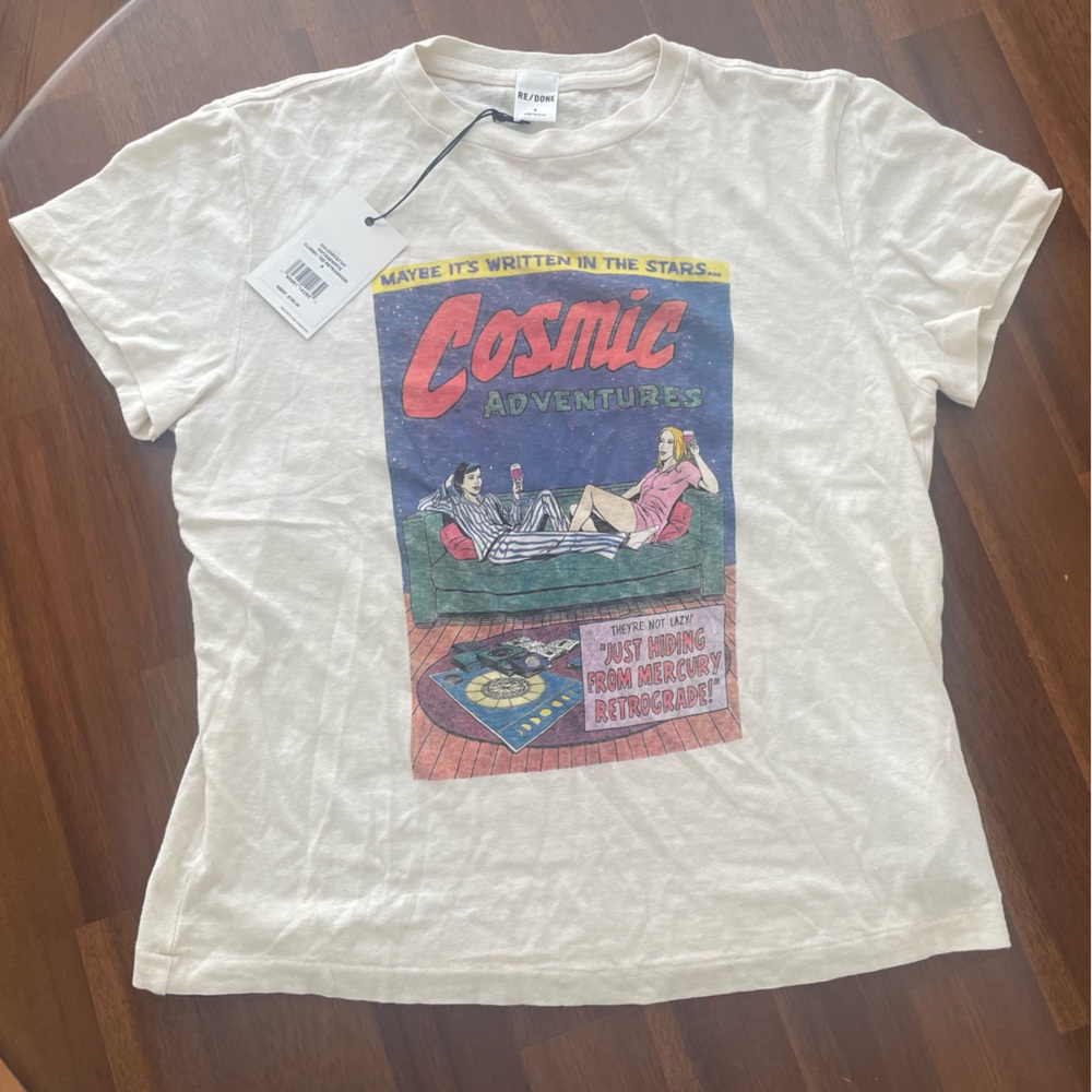 RE/DONE retrograde classic tee NWT
